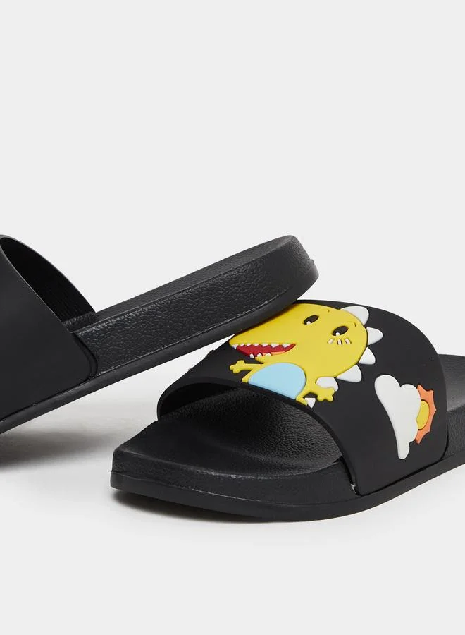 Take Two Take Two Boys Graphic Print Slippers