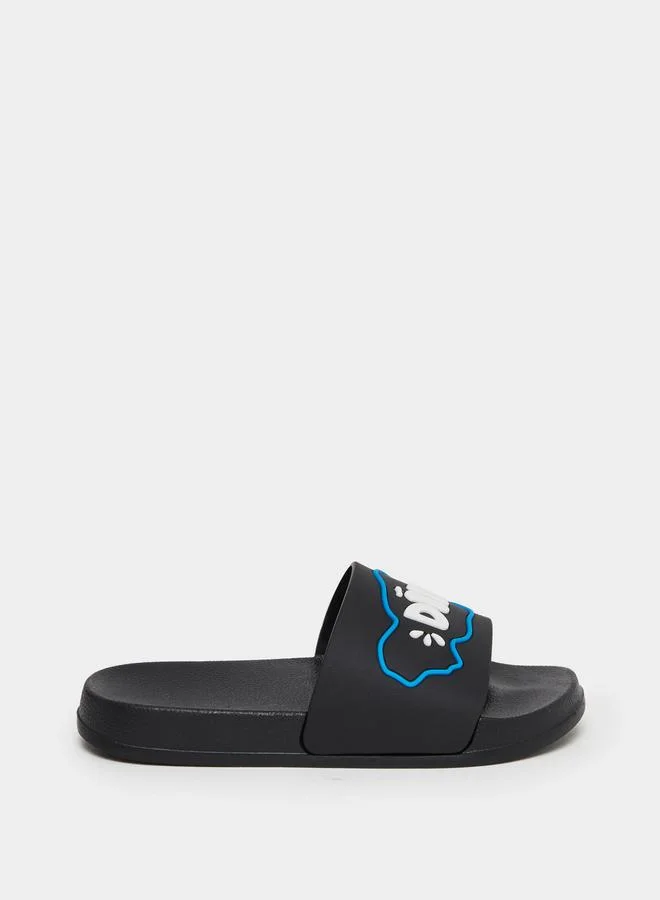 تايك تو Take Two Boys Graphic Print Slippers