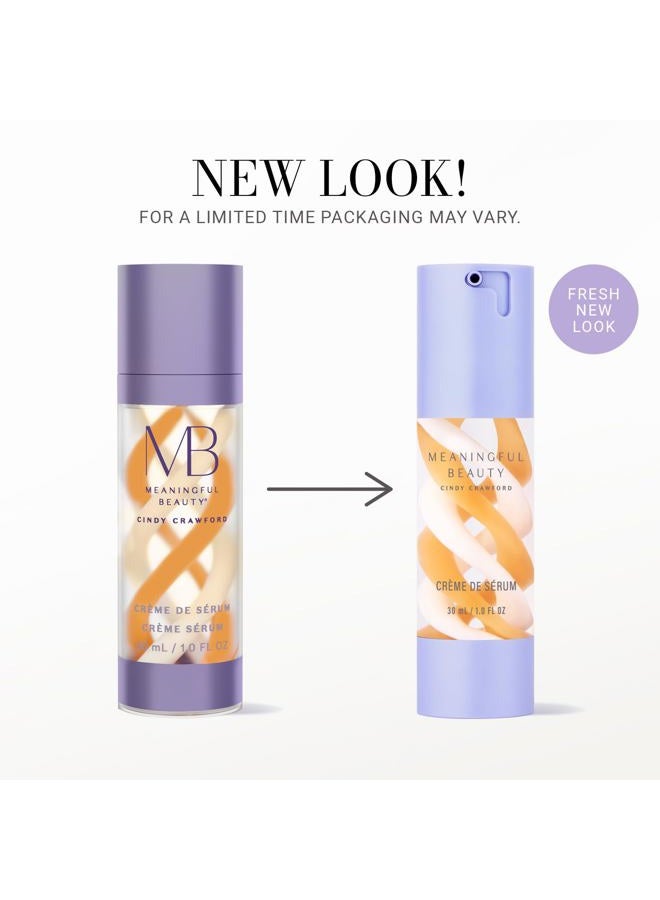 Meaningful Beauty Crème De Serum, Melon Extract Night Moisturizer, orange - Image 2