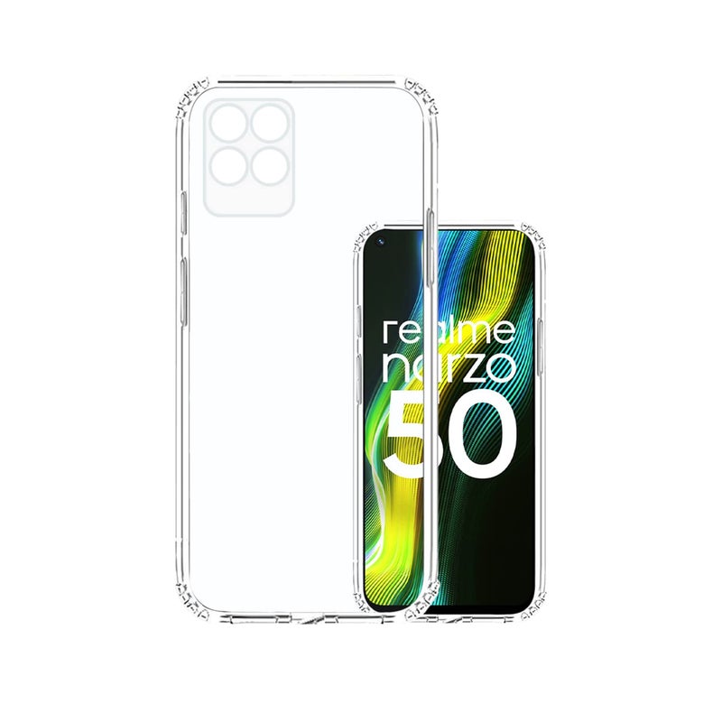 VIDO Transparent Back Case Cover for Realme Narzo 50 / Realme 8i (Soft & Flexible & Camera Protection Back Case) - Image 5