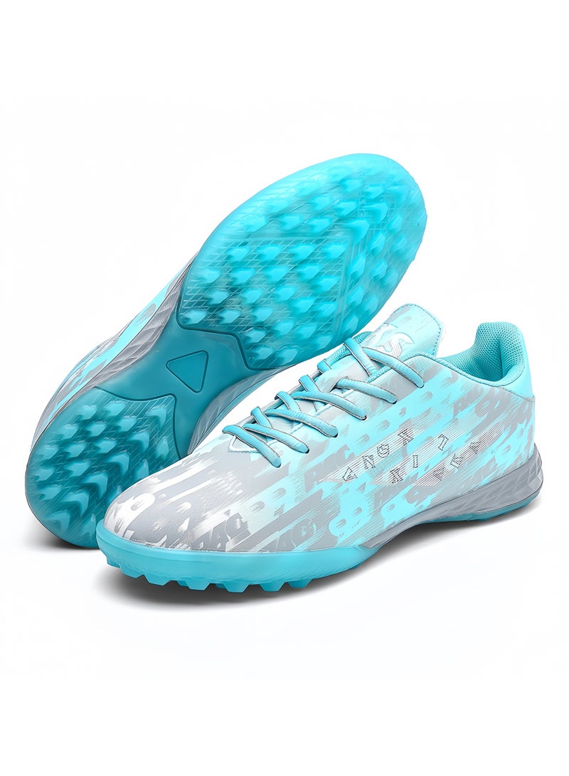 SKT Shiketro Football Shoes Men's And Women's Short Spikes Competition Artificial Grass Training Shoes - Image 1