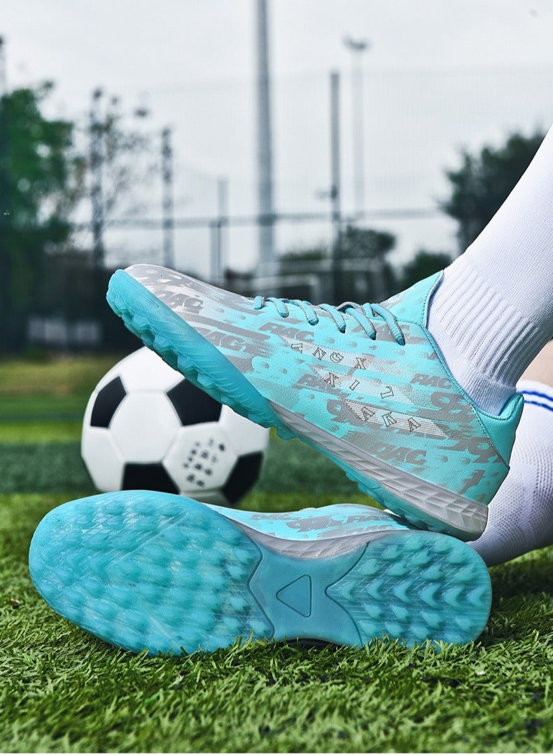 SKT Shiketro Football Shoes Men's And Women's Short Spikes Competition Artificial Grass Training Shoes - Image 4