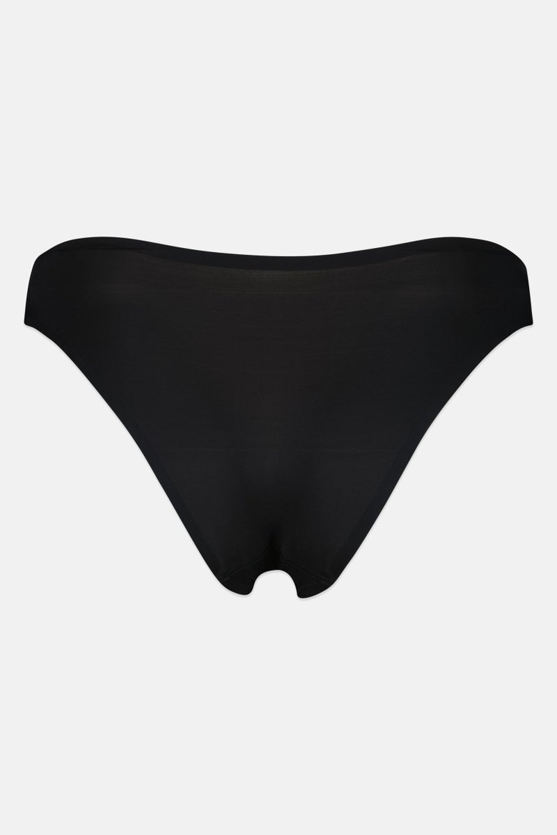 EMPORIO ARMANI Women Plain Pull On Panties, Black - Image 3