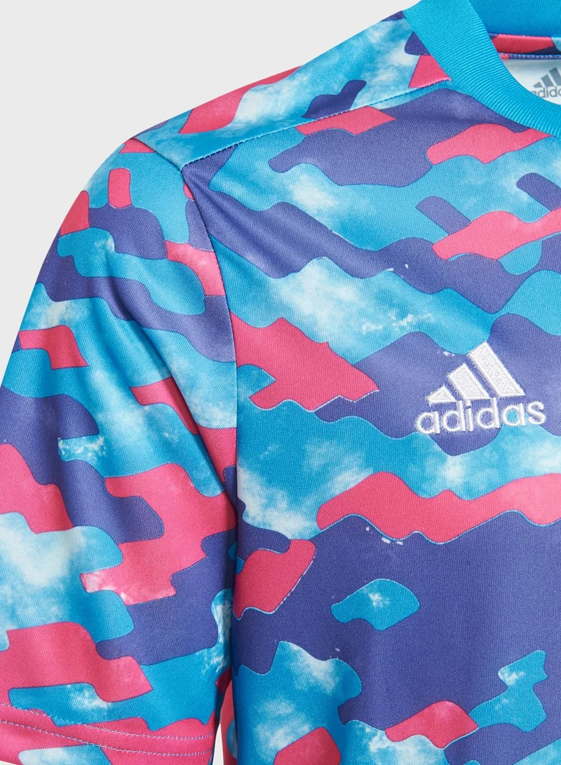 Adidas Youth Real Madrid Preshi T-Shirt
