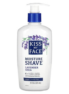 Kiss My face 4 in 1 Moisture Shave Lavender Shea 11 fl oz (325 ml) 