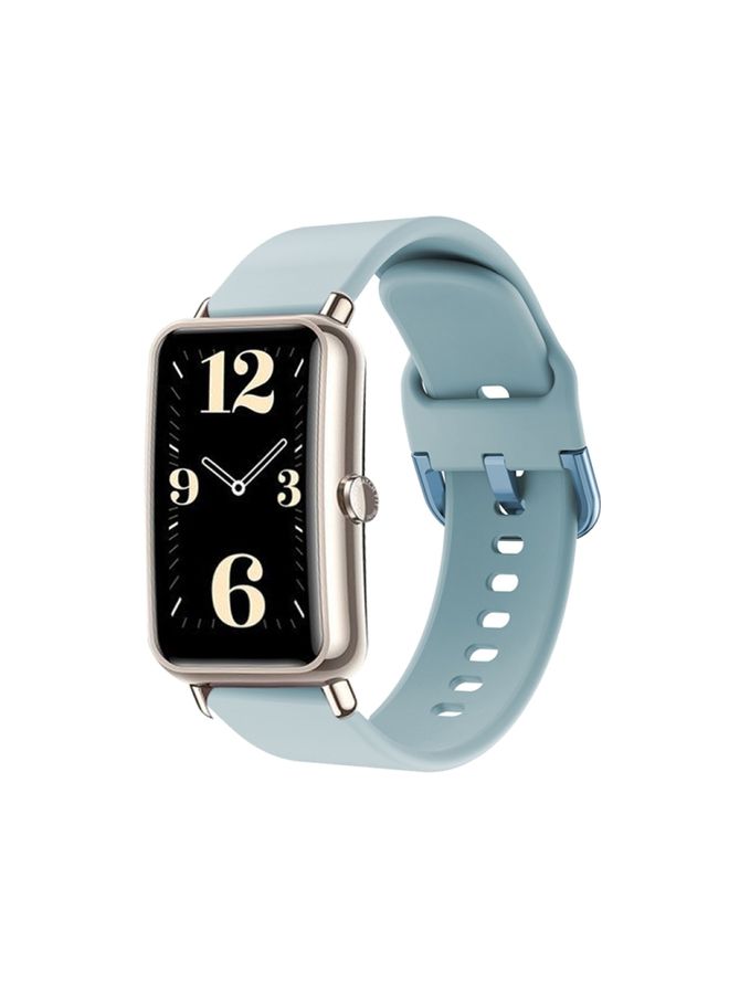 Replacement Strap For Huawei Fit Mini Color Buckle Silicone Watch Band Light Blue