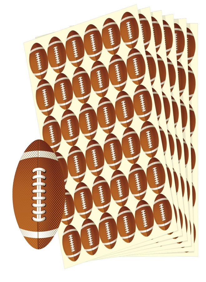 Anwyll 504Pcs Football Stickers - Football Helmet Stickers for Kid Reward Sports Ball Sticker Self Adhesive Football Shaped Team Sticker for Boy Girl Envelope Seal Card Gift Water Bottle Party Decor - Image 1