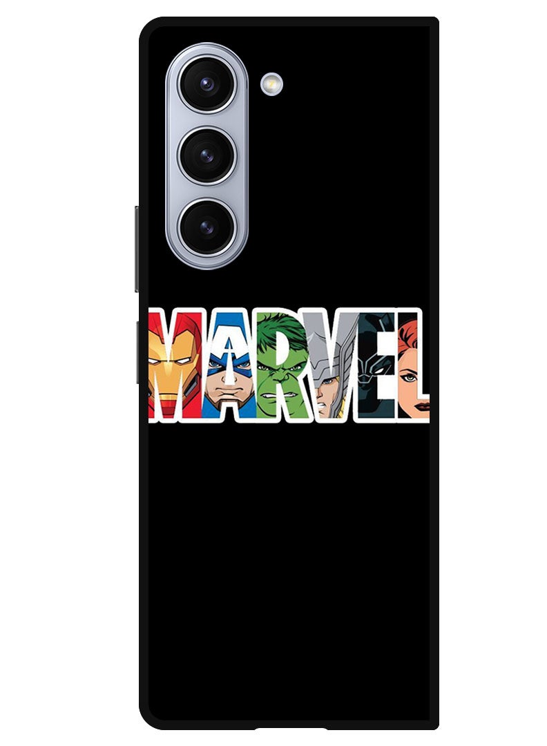 Theodor Protective Case Anti Scratch Shock Proof Bumper Cover For Samsung Galaxy Z Fold 5 Marvel Charecters - Image 1