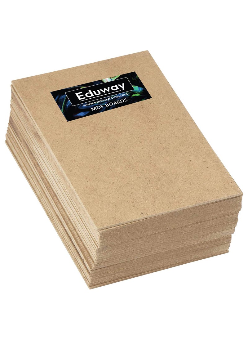 Eduway Eduway 16x20 Inch MDF Board Wood Sheet for Mandala Lippan Resin Art Craft 4mm Thick Pack of 1 Premium Cardboard Material for Artists Art and Craft Students Hard Cutout in Small and Large Sizes 40x50 cms  - Image 5