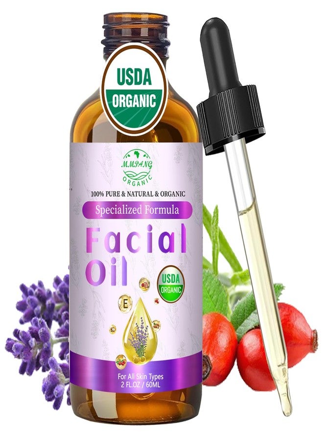 MMPANG Organic Face Oil for Women, Facial Oil With Rosehip & Vitamin E for Skin - Image 1