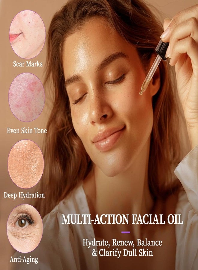 MMPANG Organic Face Oil for Women, Facial Oil With Rosehip & Vitamin E for Skin - Image 3