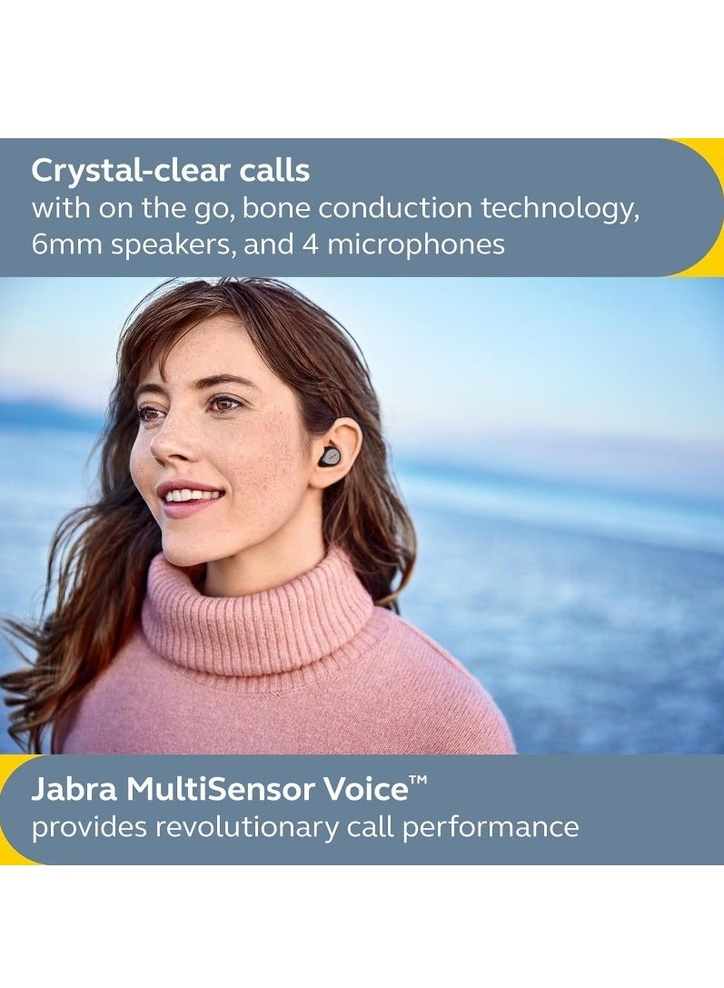 Jabra Elite 85t in-ear Bluetooth headphones - Adjustable noise-cancelling wireless headphones with a compact design for clear calls and crisp colours - Image 4