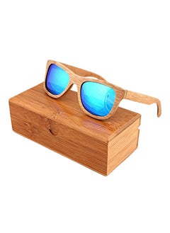 NIBEMINENT Handmade Bamboo Aviator Sunglasses 