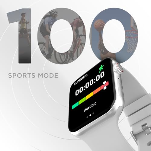 Fire-Boltt Visionary 1.78" AMOLED Bluetooth Calling Smartwatch with 368 * 448 Pixel Resolution, Rotating Crown & 60Hz Refresh Rate 100+ Sports Mode, TWS Connection, Voice Assistance (Silver) - Image 5