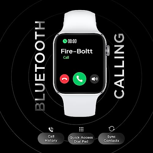 Fire-Boltt Visionary 1.78" AMOLED Bluetooth Calling Smartwatch with 368 * 448 Pixel Resolution, Rotating Crown & 60Hz Refresh Rate 100+ Sports Mode, TWS Connection, Voice Assistance (Silver) - Image 4