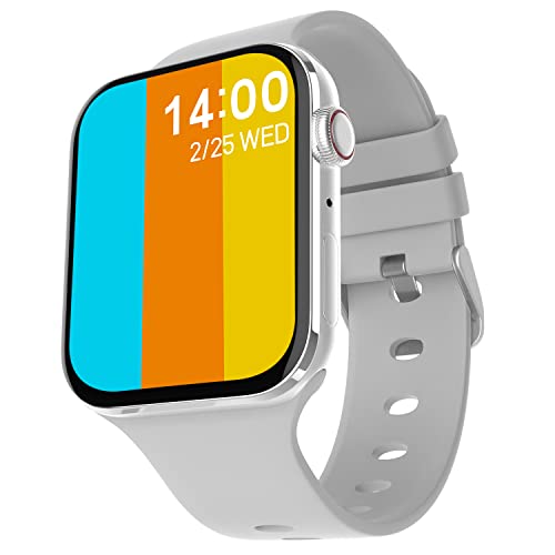 Fire-Boltt Visionary 1.78" AMOLED Bluetooth Calling Smartwatch with 368 * 448 Pixel Resolution, Rotating Crown & 60Hz Refresh Rate 100+ Sports Mode, TWS Connection, Voice Assistance (Silver) - Image 1