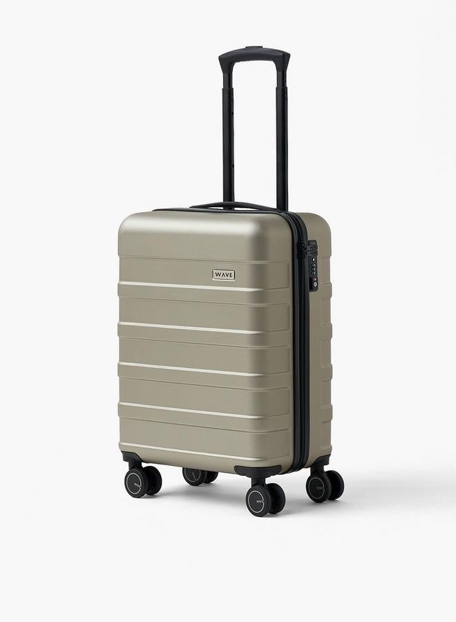 Wave Textured Hardcase Trolley Bag With Retractable Handle - Set Of 4 - Image 3