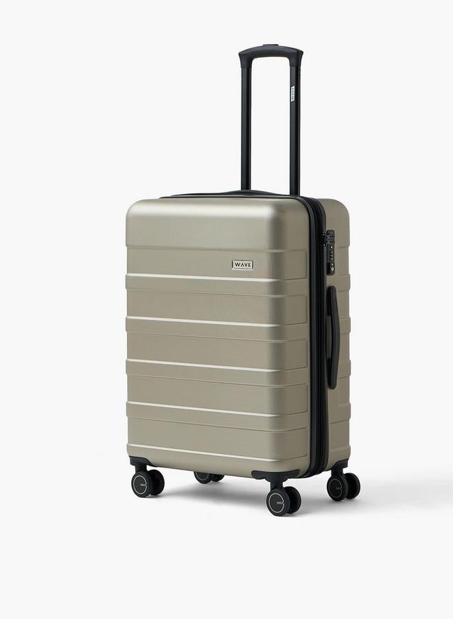 Wave Textured Hardcase Trolley Bag With Retractable Handle - Set Of 4 - Image 4