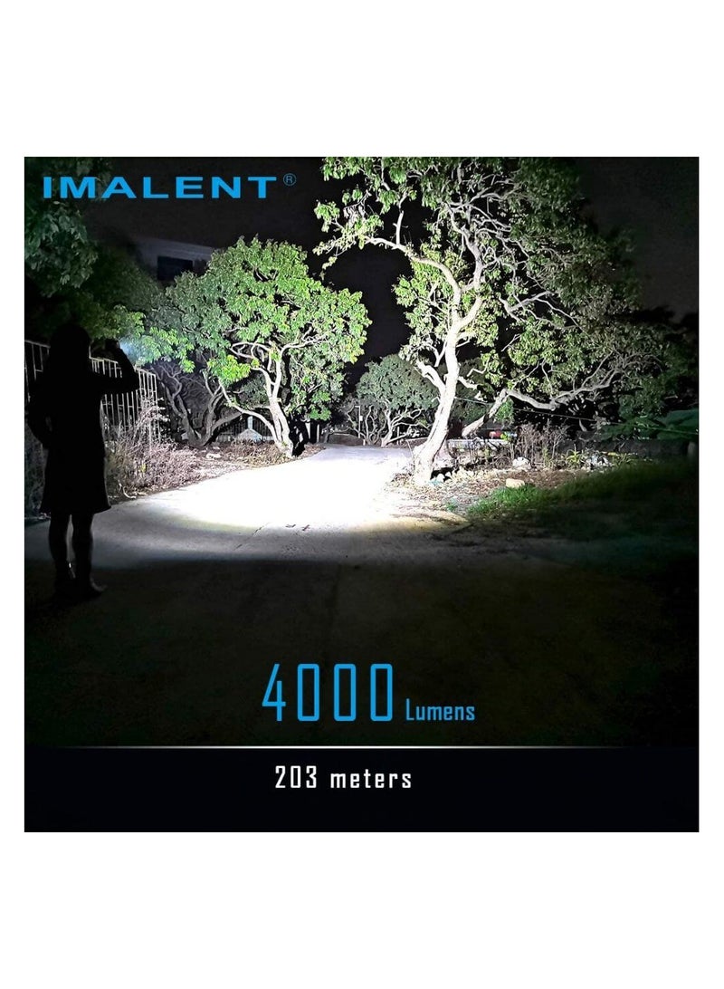 إيمالينت مصباح يدوي Imalent LD70 LED 4000 لومن، شاشة OLED، مقاوم للماء IPX8 - Image 4