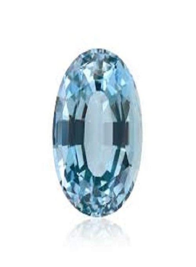 TheGalaxy 6 Carat A+ Quality Natural Aquamarine Stone for Men & Woman Certified by Reputed Lab - Image 1