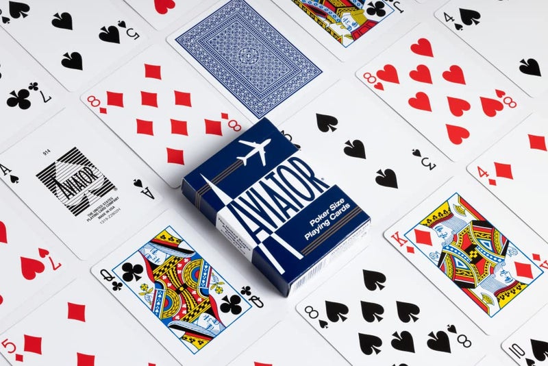 Aviator Playing Cards, 12 Pack, Standard Index Card Decks, Red - Image 3