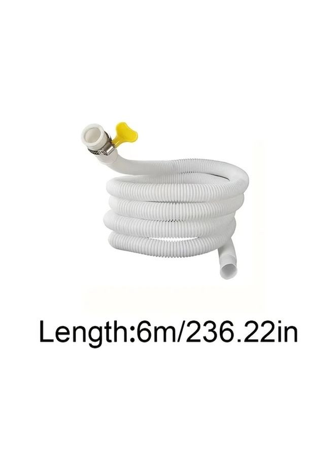 6m Multi Functional Faucet Extension Tube Sink Air Conditioner Washing Machine Drain Pipe - Image 1