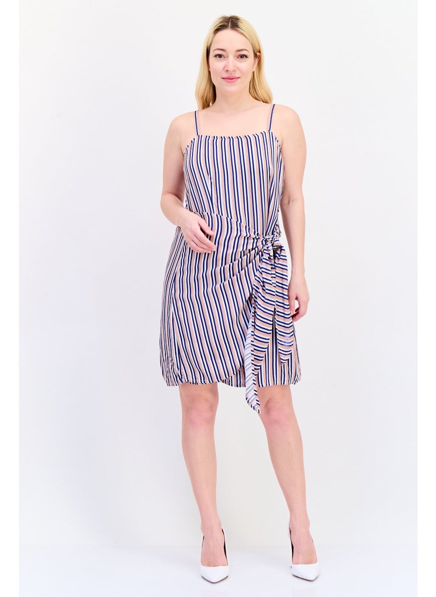 ONLY Women Stripe Mini Dress, Multicolor  - Image 3