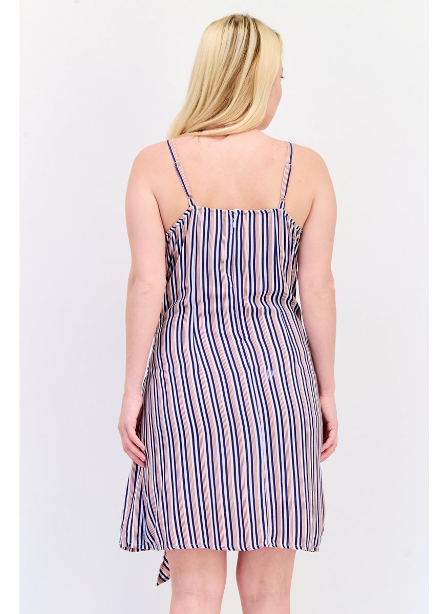 ONLY Women Stripe Mini Dress, Multicolor  - Image 4