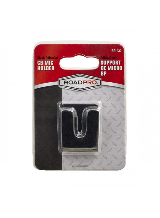 RoadPro RoadPro RP-232 CB Microphone Holder, Black Plastic  - Image 4