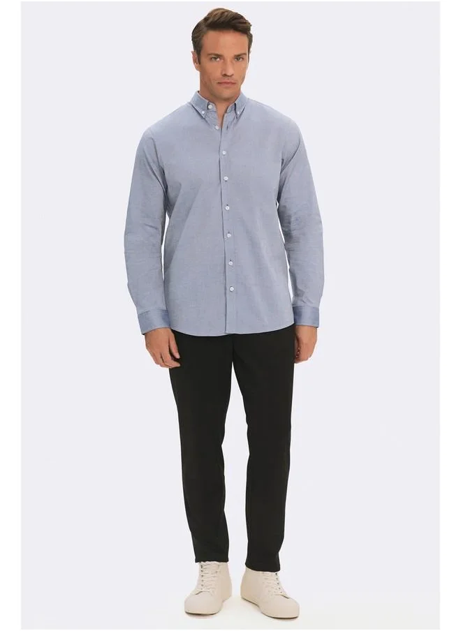 JUNE June Exclusive Men Regular Fit Shirt Blue