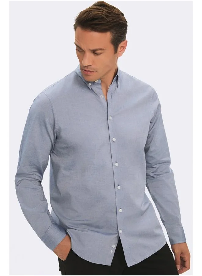 JUNE June Exclusive Men Regular Fit Shirt Blue