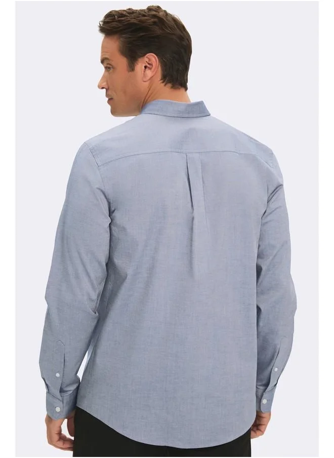 JUNE June Exclusive Men Regular Fit Shirt Blue