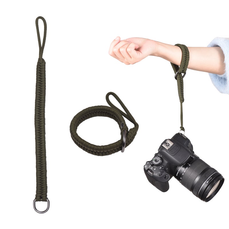 Adjustable Camera Wrist Strap DSLR Hand Grip - High Toughness Quick Release Camera Hand Strap for Compact Portable Photography - Image 1