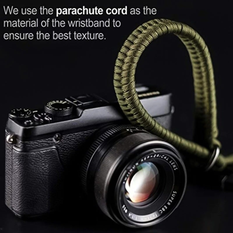 Adjustable Camera Wrist Strap DSLR Hand Grip - High Toughness Quick Release Camera Hand Strap for Compact Portable Photography - Image 2
