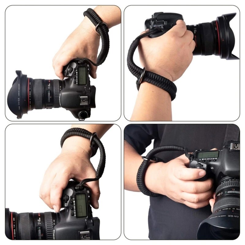 Adjustable Camera Wrist Strap DSLR Hand Grip - High Toughness Quick Release Camera Hand Strap for Compact Portable Photography - Image 3