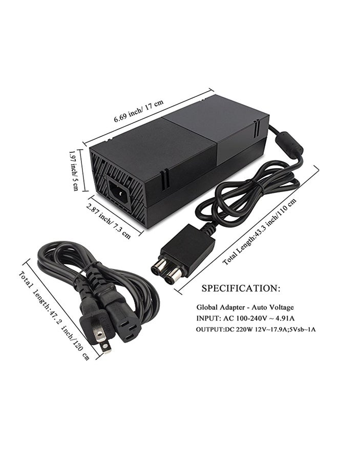 Xbox One Power Supply Ac Wired Adapter Charger - Image 3