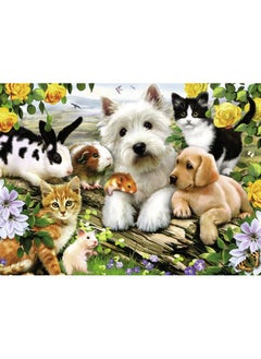 رافنسبورغر لعبة Ravensburger Happy Animal Buddies | أحجية الصور المقطوعة للأطفال من 300 قطعة | قطع فريدة | لعبة ممتعة وتعليمية  - Image 1