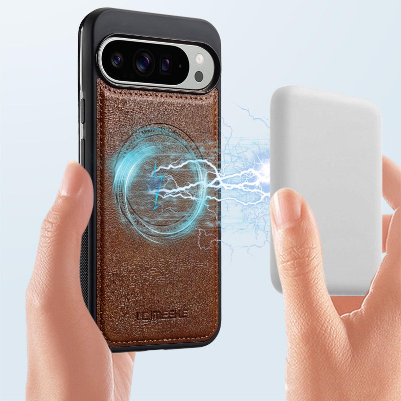 LC.IMEEKE For Google Pixel 10 / 10 Pro Magsafe Phone Case(Brown) - Image 5