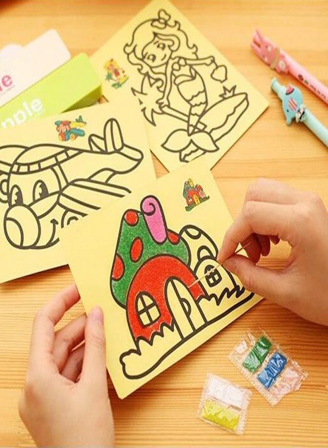squishy 25PCS Sand Art Kit for Kids, Mess-Free Creative Activity for Children, DIY Educational Fun Toy for Boys & Girls, Home Art Projects & Classroom Learning Tools - Image 3