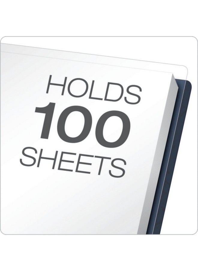 Oxford Clear Front Report Covers, Dark Blue, Letter Size, 25 per Box (55838EE) - Image 3