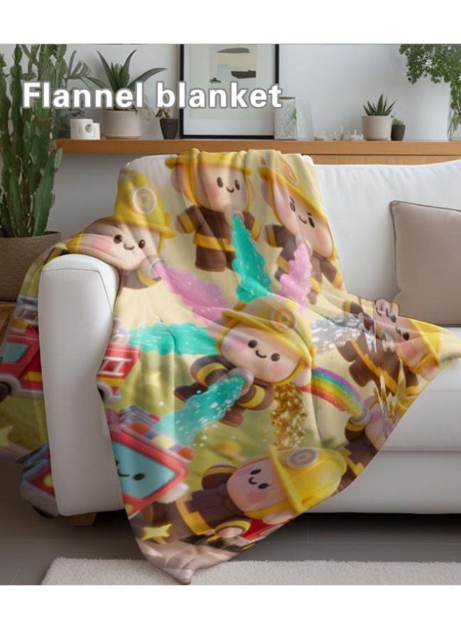 general Wisdom Fairy (latest) flannel thin blanket (warm and comfortable, suitable for sleep, game use, dust and sandproof) 150cm*200cm - 117 - Image 4