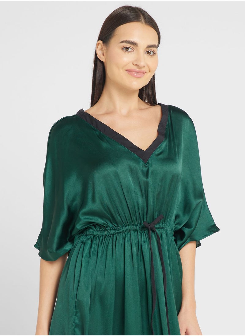 Khizana - Satin Night Dress - Image 1