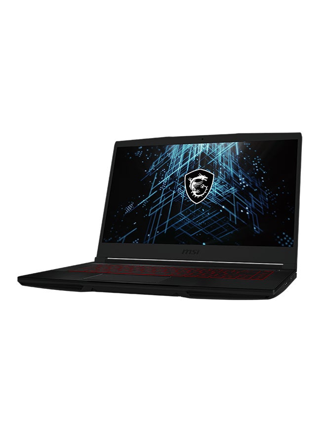 GF63 THIN 11SC With 15.6-Inch FHD Display, Intel Core i5-11400H Processor / 8GB RAM / 512GB SSD / 4GB NVIDIA GeForce GTX 1650 MAX-Q Graphics / Win 11 Home / English/Arabic Black