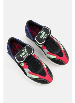 PUMA Kids Boy Future Rider King Lace Up Training Sports Shoes, Black Combo  - Image 4