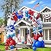 AobkDeco 151pcs Red White and Blue Balloon Garland Arch Kit Patriotic Decorations with Exploding Star Balloons for Graduation Party Supplies Nautical Party Veterans Memorial Day 4th of July Baseball Party - Image 4