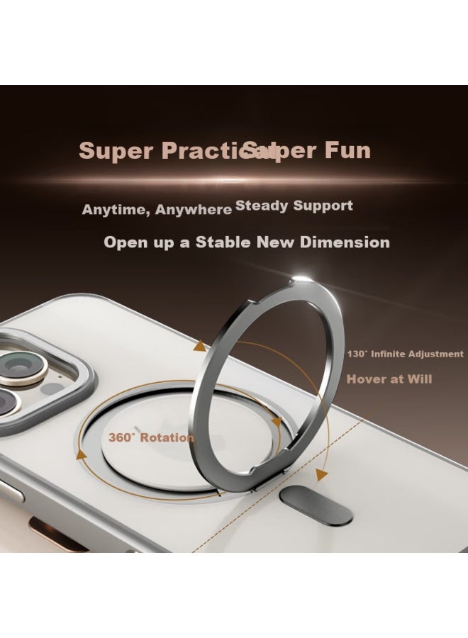 Suoying 360° Rotating Pivot Case For Apple Iphone 15, Phone Case With Stand, Magnetic Magsafe, Full Coverage, Ultra Thin, Anti-drop, With Lens Protection, Frosted Matte Finish, Uni - Image 2