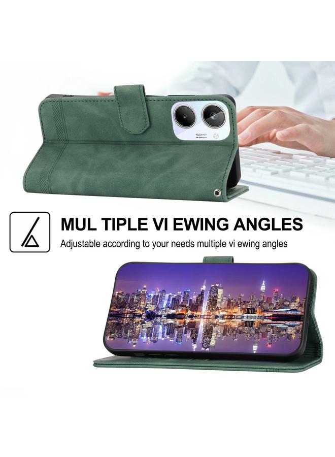 S-TOP Case For Realme 10 4G Dierfeng Dream Line Leather Phone Case - Image 4