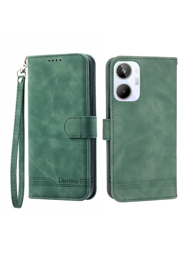 S-TOP Case For Realme 10 4G Dierfeng Dream Line Leather Phone Case - Image 1