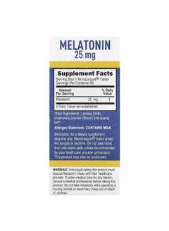 Superior Source Superior Source, Extra Strength Melatonin, 25 mg, 60 MicroLingual® Instant Dissolve Tablets  - Image 2