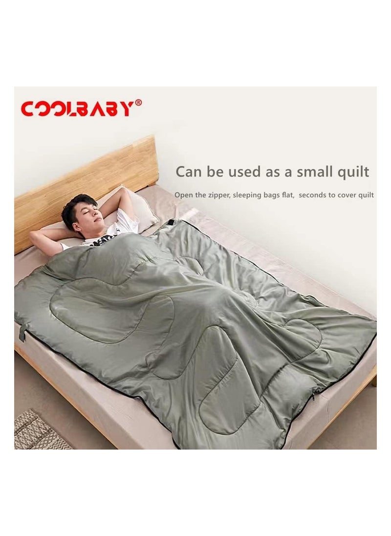 Cool Baby Style COOLBABY Children's Growth Sleeping Bag Splicable Sleeping Bag Convenient Sleeping Bag Children's Extended Sleeping Bag  - Image 4